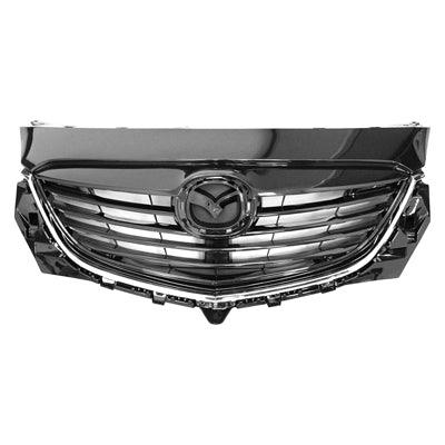 2013-2015 Mazda Cx9 Grille Painted Black With Chrome Mldg