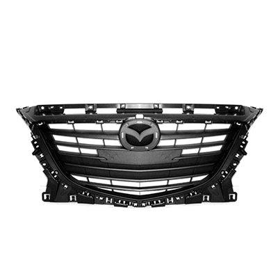 2014-2016 Mazda 3 Sport Grille Textured Black
