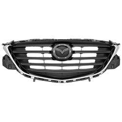 2016-2021 Mazda Cx9 Grille Chrome Black Gs/Gs-L/Sport/Touring Model