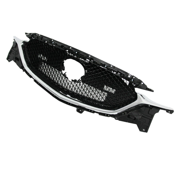 Grille Mazda Cx5 2017-2019 Black Mesh With Lower Chrome Moulding , Ma1200215U