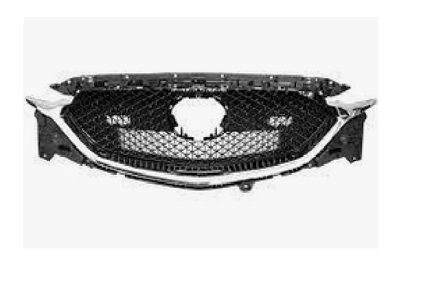 Calandre avant Mazda CX-5 2019-2021, finition noir métallisé, avec grille chromée, MA1200222