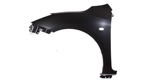 Aile avant côté conducteur Mazda 3 (2010-2013) avec emplacement pour clignotant, sans moulure, référence Ma1240162U - Hunt Parts