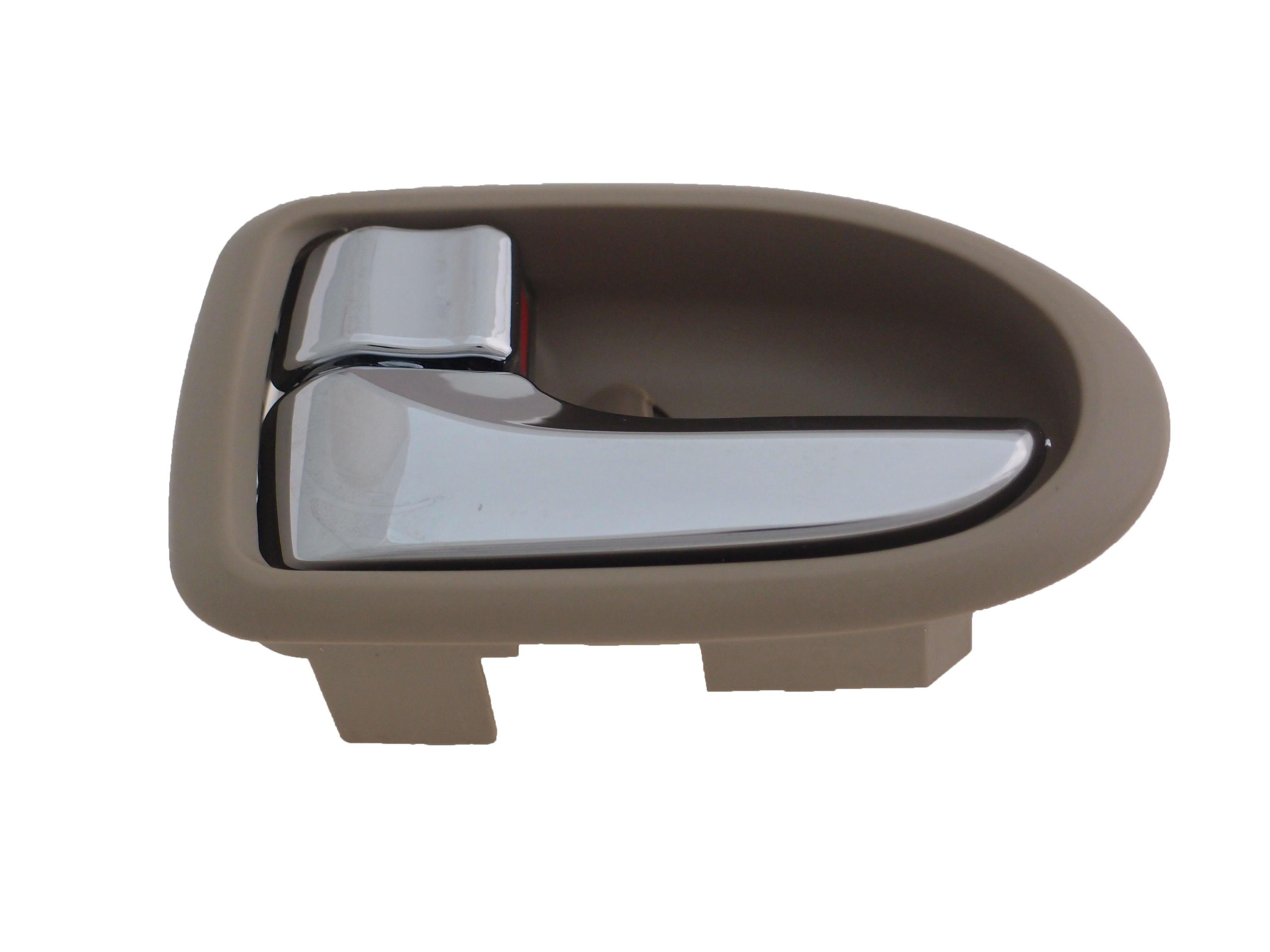 Poignée de porte intérieure avant côté conducteur pour Mazda MPV 2000-2003, beige avec chrome, MA1352106