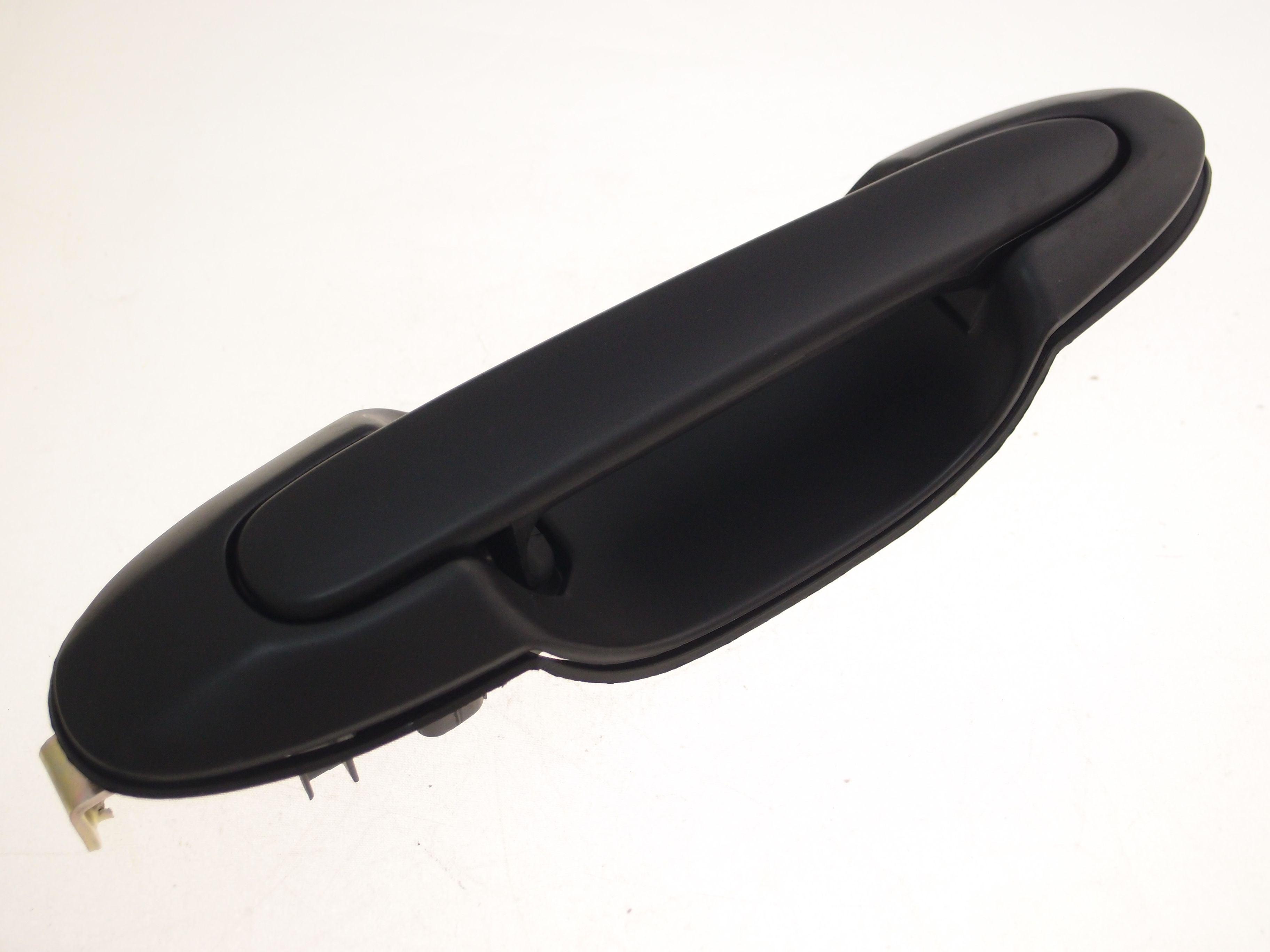Poignée de porte arrière extérieure côté conducteur Mazda MPV 2002-2003 DX lisse noire à verrouillage manuel, MA1520115