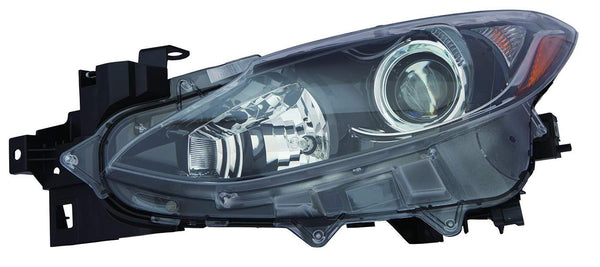 Head Lamp Driver Side Mazda Mazda 3 2014-2016 Halogen Capa , Ma2502144C