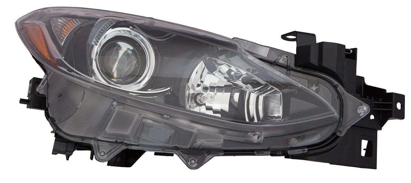 Phare avant côté passager pour Mazda 3 Sport 2014-2016, halogène haute qualité, MA2503144