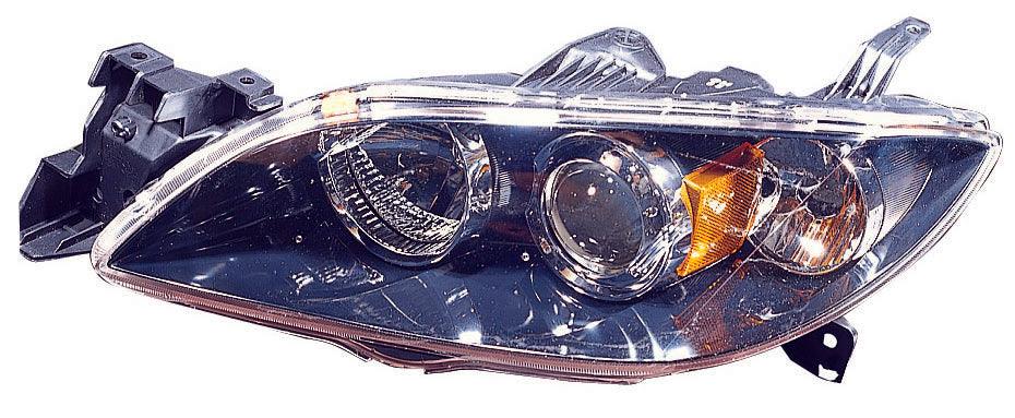 Phare avant gauche (côté conducteur) pour Mazda 3 berline (2004-2006) avec ampoule HID haute qualité, MA2518113