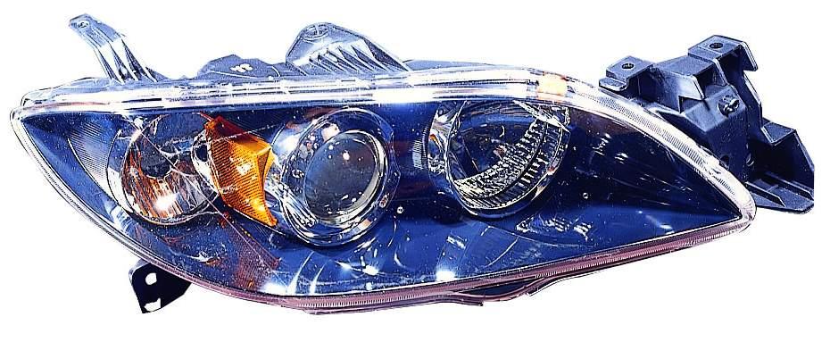 Phare avant côté passager pour Mazda 3 berline 2004-2006 avec ampoule HID haute qualité, MA2519113