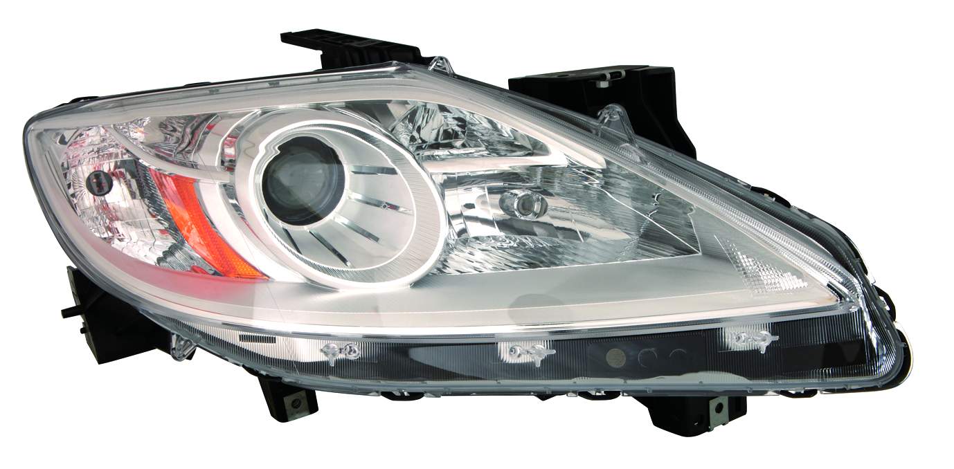 Phare avant côté passager Mazda CX-9 2010-2012, halogène, référence MA2519145C - Hunt Parts