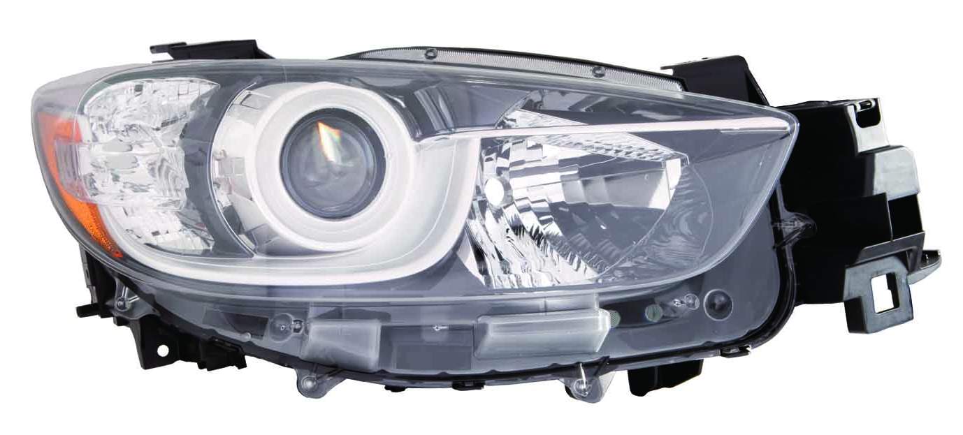 Phare avant côté passager Mazda CX-5 2013-2016, halogène, référence MA2519146C - Hunt Parts