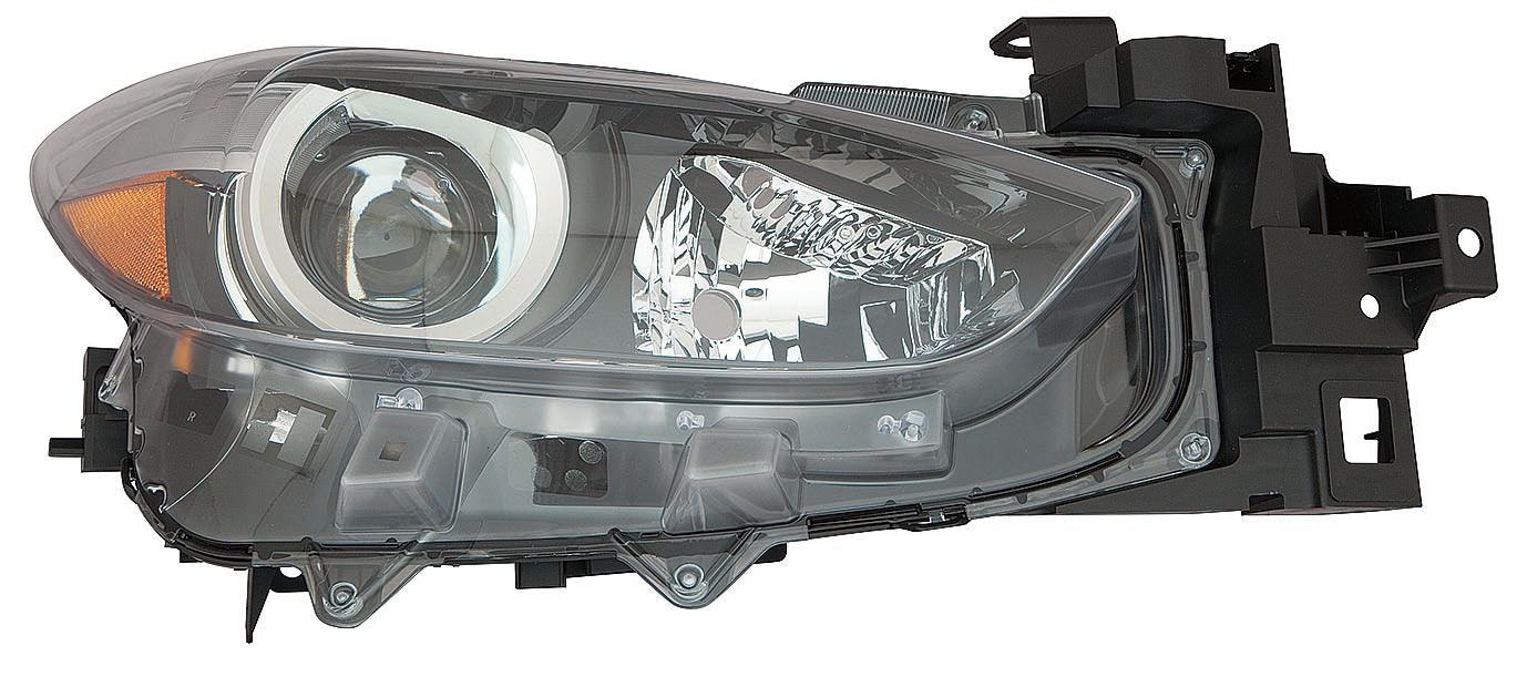 Phare avant côté passager pour Mazda 3 2017-2018, halogène, fabrication mexicaine, haute qualité, MA2519175