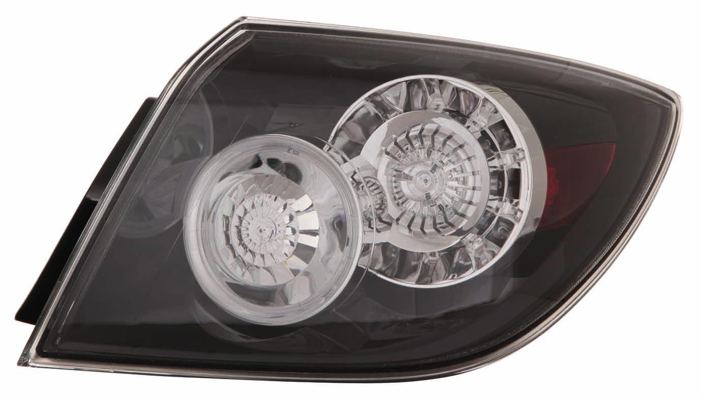Feu arrière côté conducteur pour Mazda 3 2005-2009 à hayon, type LED haute qualité, MA2800135