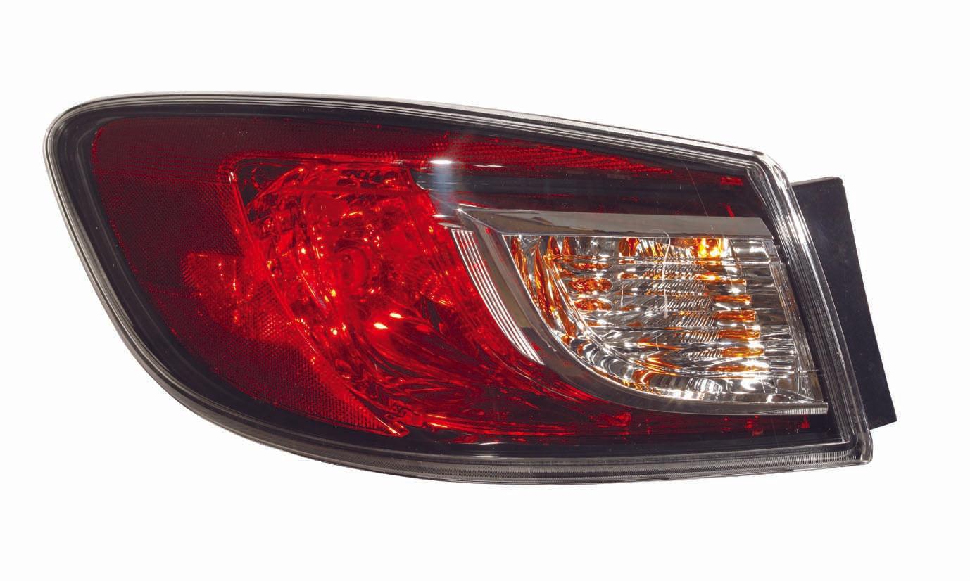 Feu arrière côté conducteur pour Mazda 3 2010-2013 (berline, sans LED), haute qualité, MA2800144