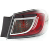2010-2013 Mazda 3 Tail Lamp Passenger Side Without Led Sedan High Quality