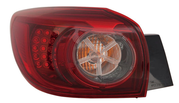 2014-2018 Mazda 3 Sport Tail Lamp Driver Side Led Japan Built Hatch Back High Quality
