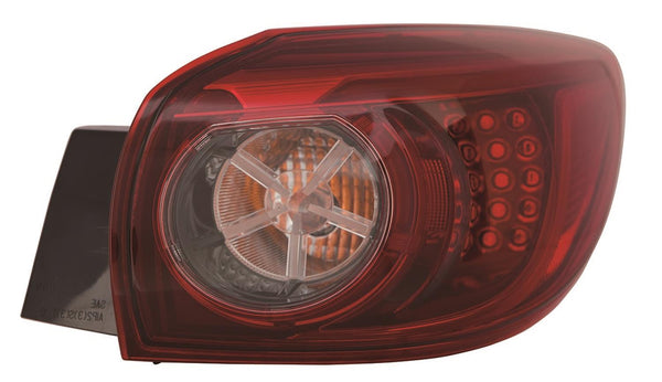 Tail Lamp Passenger Side Mazda Mazda 3 2014-2018 Led Japan Built Hatchback Capa , Ma2805116C