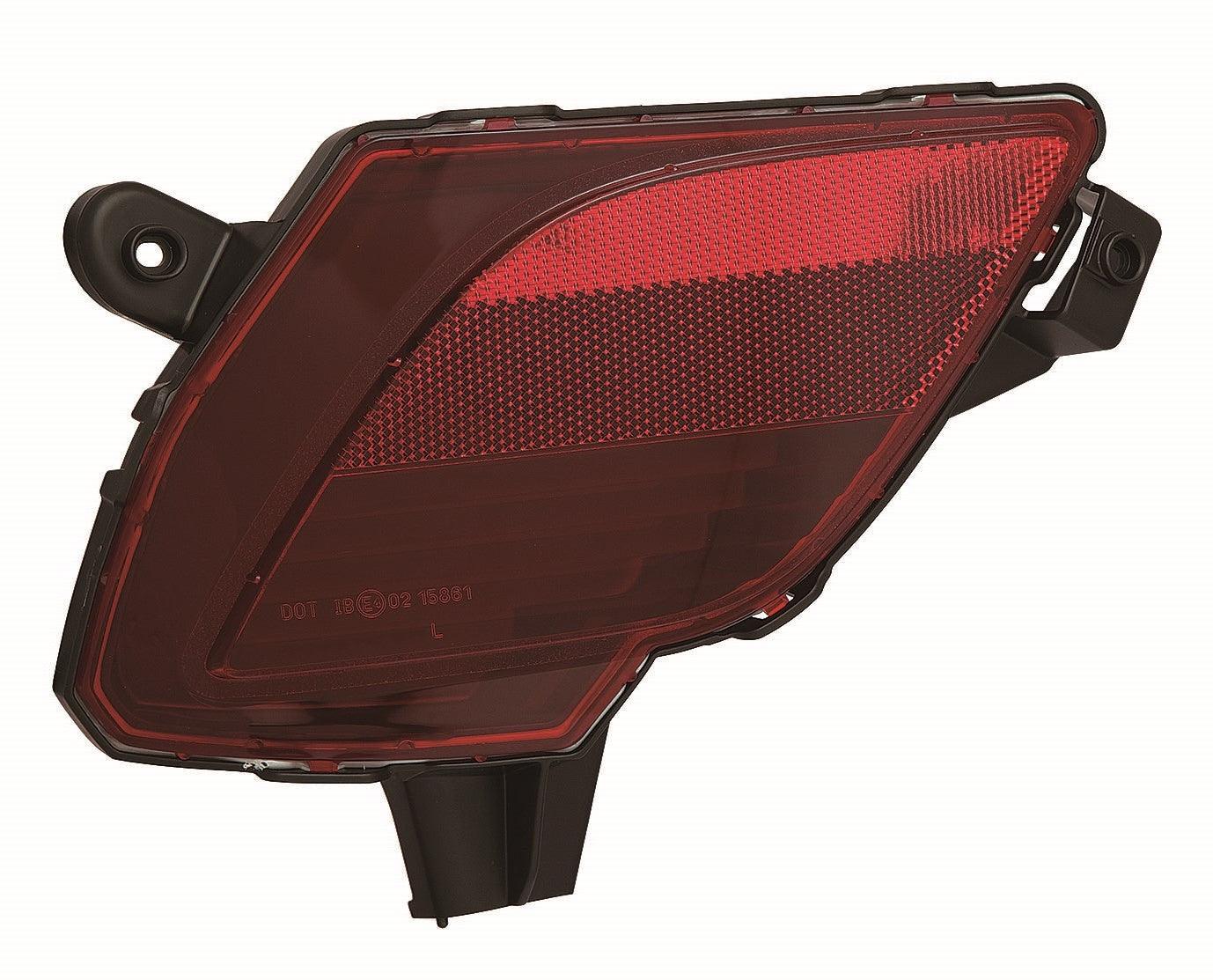 Réflecteur arrière côté conducteur pour pare-chocs Mazda CX-5 2013-2016, MA2830101