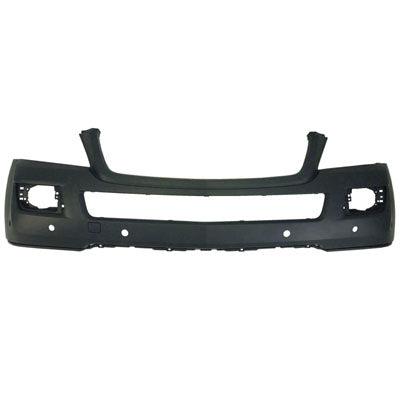 Pare-chocs avant Mercedes GL550 2008-2009 apprêté avec capteur, sans trou pour lave-phares ni éclairage directionnel, MB1000257