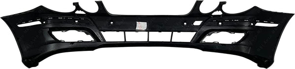 2007-2009 Mercedes E320 Bumper Front Primed With Sensor With H L Washer Hole Without Sport Pkg Capa