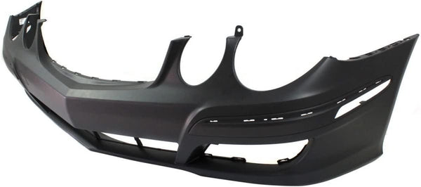 2007-2009 Mercedes E550 Bumper Front Primed Without Sensor Without H L Washer Hole Without Sport Pkg Capa