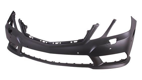 2010-2013 Mercedes E350 Bumper Front Primed With Sensor With H L Washer Hole With Amg Sport Pkg Sedan