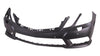 2010-2013 Mercedes E350 Bumper Front Primed With Sensor With H L Washer Hole With Amg Sport Pkg Sedan