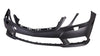 2010-2013 Mercedes E350 Bumper Front Primed Without Sensor With H L Washer Hole With Amg Sport Pkg Sedan