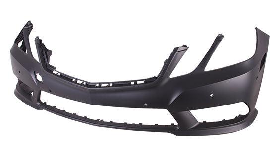 2010-2013 Mercedes E350 Bumper Front Primed With Sensor Without H L Washer Hole With Amg Sport Pkg Sedan