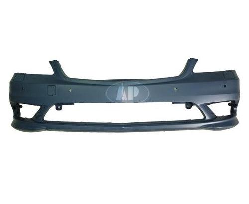 2012-2013 Mercedes S350 Bluetec Bumper Front Primed With Sensor With Amg Pkg With Led Drive Lamp Slot