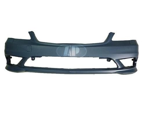 2012-2013 Mercedes S350 Bluetec Bumper Front Primed Without Sensor With Sport Pkg With Led Drive Lamp Slot