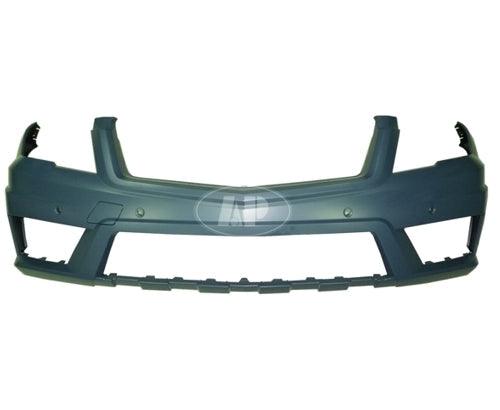 Pare-chocs avant Mercedes GLK350 2010-2012 apprêté avec capteur, sans trou pour lave-phares, avec pack AMG, MB1000361