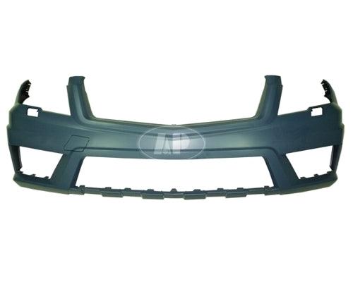Pare-chocs avant Mercedes GLK350 2010-2012 apprêté sans capteur avec orifice pour lave-phares et pack AMG, MB1000362