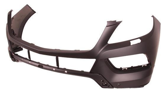 Pare-chocs avant Mercedes ML350 2012-2015 apprêté avec capteur et orifice pour lave-phares, sans pack AMG Sport, MB1000367