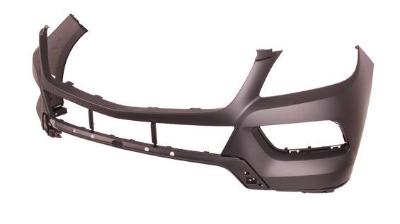 Pare-chocs avant Mercedes ML400 2015 apprêté, sans capteur, sans orifice pour lave-phares, sans pack sport AMG, MB1000370
