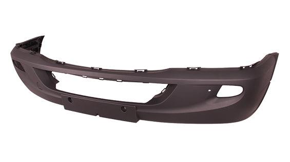 2010-2013 Mercedes Sprinter 3500 Bumper Front Textured Without Sensor Hole With Fog Lamp Hole