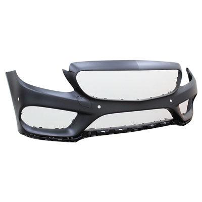 2015 Mercedes C400 Bumper Front Primed With Amg/Surearound View