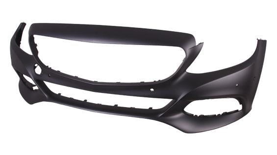 2015-2016 Mercedes C300 Bumper Front Primed Without Amg/Lux With Camera/Sensor