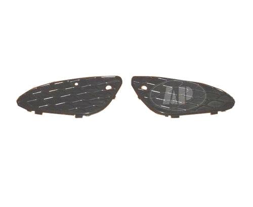 2003-2006 Mercedes E500 Grille Lower Driver Side Outer Without Sprt Matt-Black