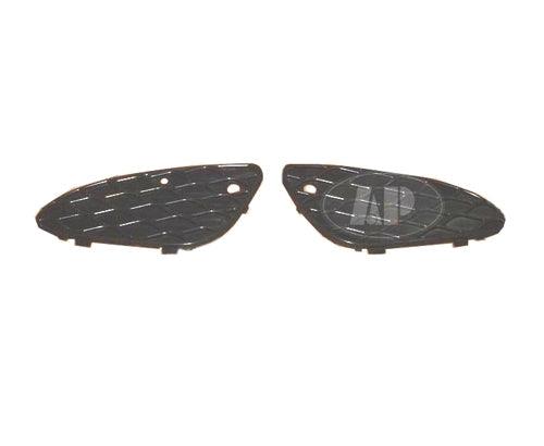 Calandre inférieure extérieure côté conducteur Mercedes E320 2003-2005 sans marchepied, noir mat, MB1038111