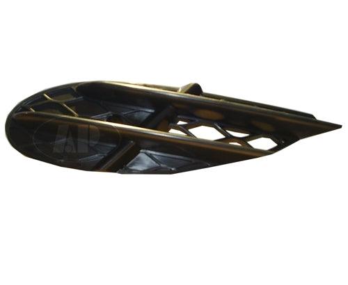 Calandre inférieure côté conducteur Mercedes S430 2003-2006 avec pack AMG, noire, MB1038113