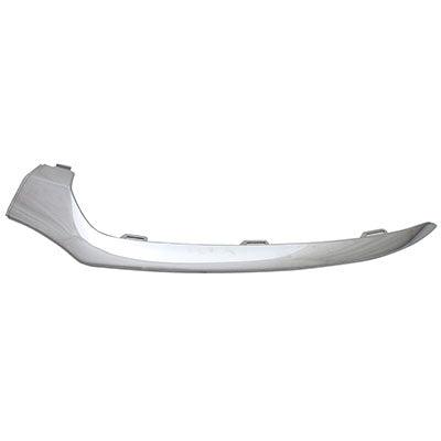 2015 Mercedes C400 Bumper Moulding Front Driver Side With Amg Pkg Chrome