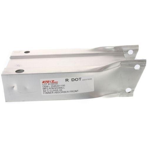 Support de barre d'armature avant côté conducteur Mercedes C300 2008-2014 en aluminium, MB1072101