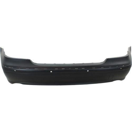 Pare-chocs arrière Mercedes E350 2007-2009 apprêté avec capteur, sans pack AMG, avec pack Sport et double sortie d'échappement, berline, MB1100246