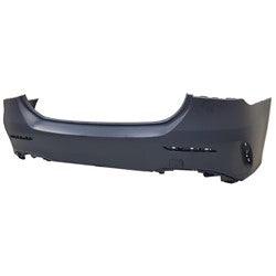 Pare-chocs arrière Mercedes A220 2019 apprêté avec cache crochet de remorquage/Pack AMG Aero sans capteur, berline, MB1100444