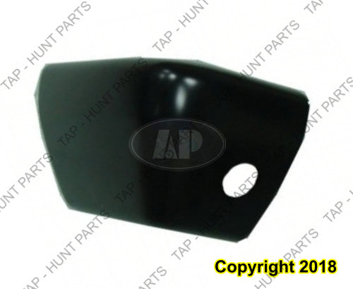 Bumper End Rear Driver Side Mercedes Gl350 2010 With Sensor Hole , Mb1104106