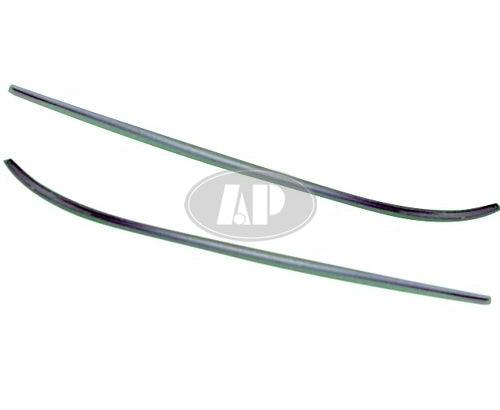 Moulure de pare-chocs arrière extérieure côté passager Mercedes S430 2000-2006 chromée (petite), MB1147103