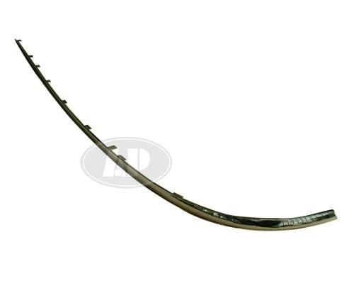 Moulure de pare-chocs arrière extérieure côté passager Mercedes E350 2007-2009 chromée (petite), MB1147108