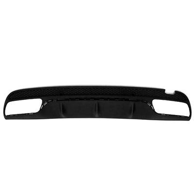 Pare-chocs arrière inférieur Mercedes C63 AMG 2015-2018 (sans AMG), finition fibre de carbone noire, MB1195113