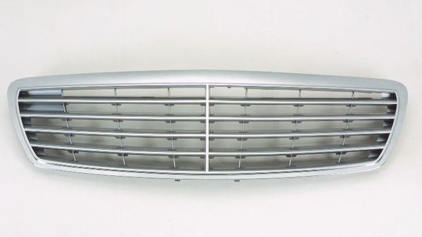 2003-2006 Mercedes E500 Grille Silver With Chrome Front (Elegance Pkg)