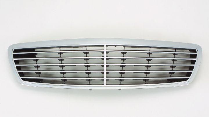 Calandre Mercedes E500 2003-2006 Noire avec chrome avant (Pack Avantgarde), MB1200135